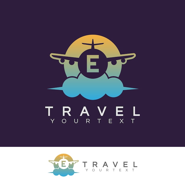 Download Free Travel Initial Letter E Logo Design Premium Vector Use our free logo maker to create a logo and build your brand. Put your logo on business cards, promotional products, or your website for brand visibility.