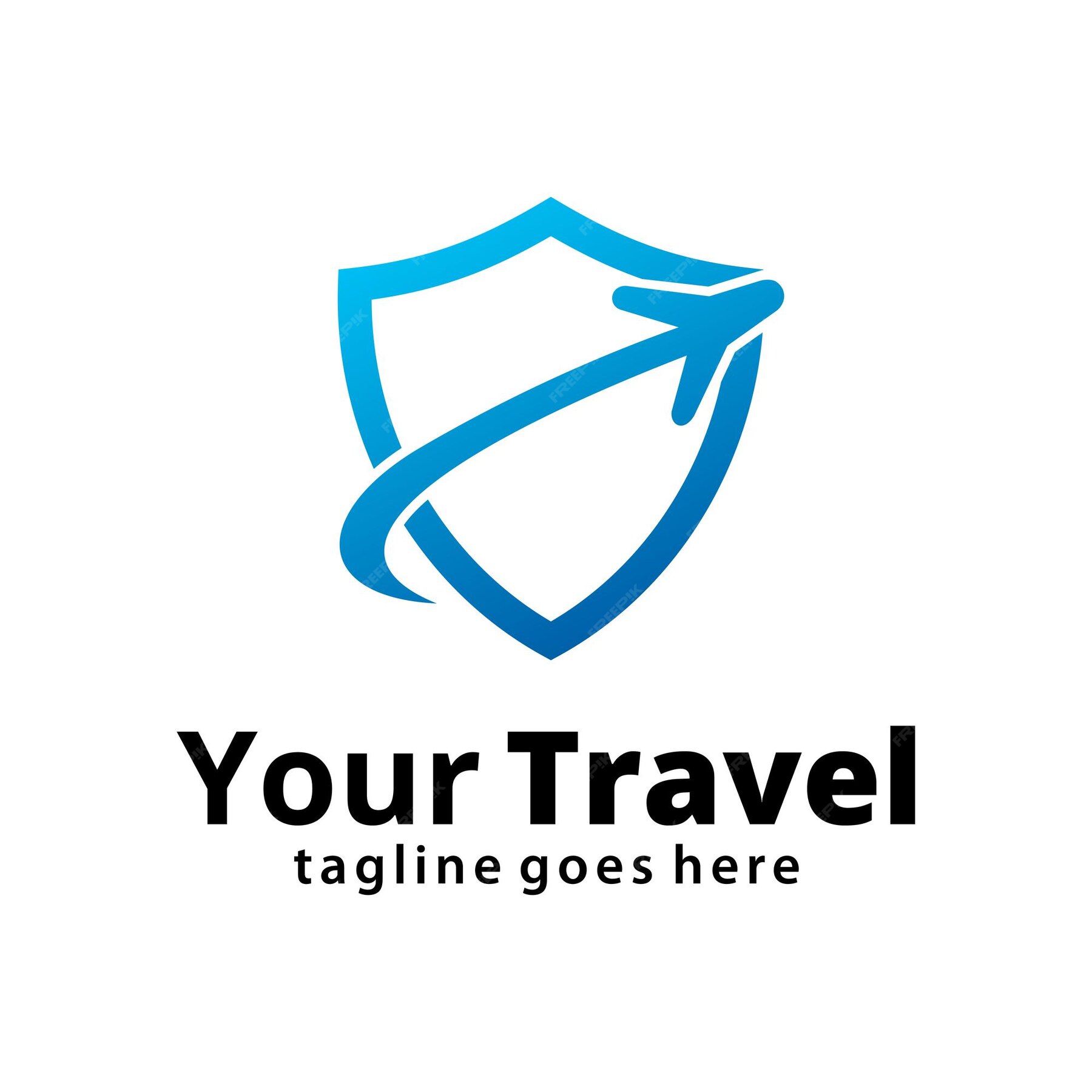 Premium Vector Travel Insurance Logo Design Template premium-vector-travel-insurance-logo-design-template