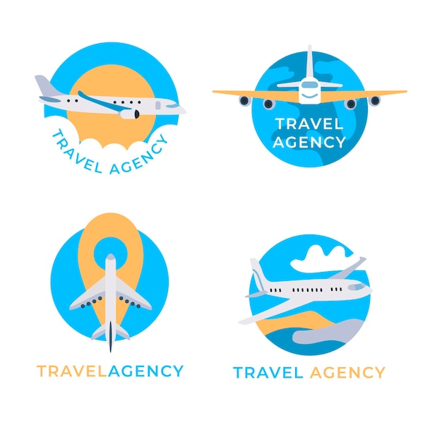 Download Free Travel Logo Collection Concept Free Vector Use our free logo maker to create a logo and build your brand. Put your logo on business cards, promotional products, or your website for brand visibility.