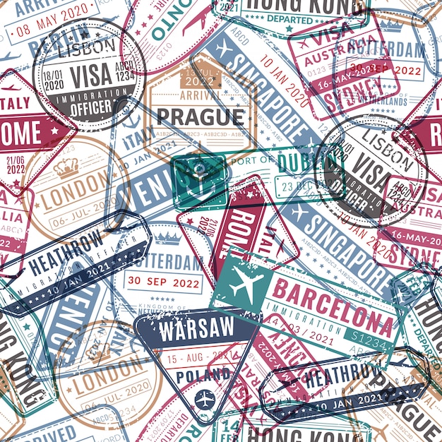 Download Free Travel Stamp Pattern Vintage Traveler Passport Airport Visa Use our free logo maker to create a logo and build your brand. Put your logo on business cards, promotional products, or your website for brand visibility.