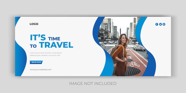 Premium Vector | Travel tours facebook cover photo or travel banner ...