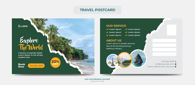 postcard vacation after effects template free download