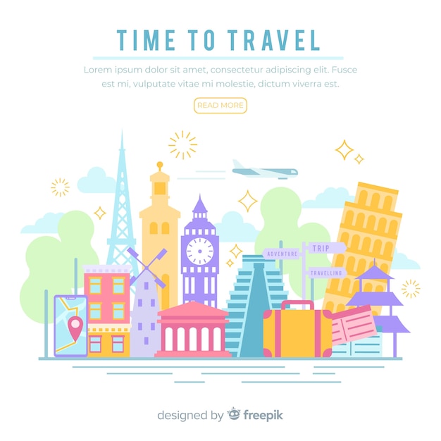 travel vector free download