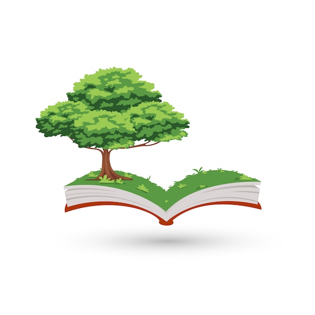 Premium Vector | The tree book