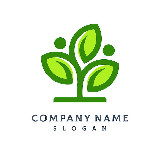 Premium Vector | Tree leaf logo