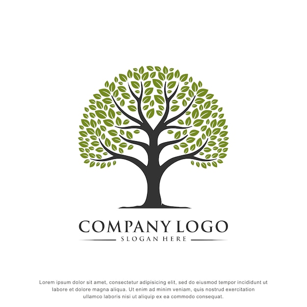 Download Free Tree Logo Inspiration Flat Design Premium Vector Use our free logo maker to create a logo and build your brand. Put your logo on business cards, promotional products, or your website for brand visibility.