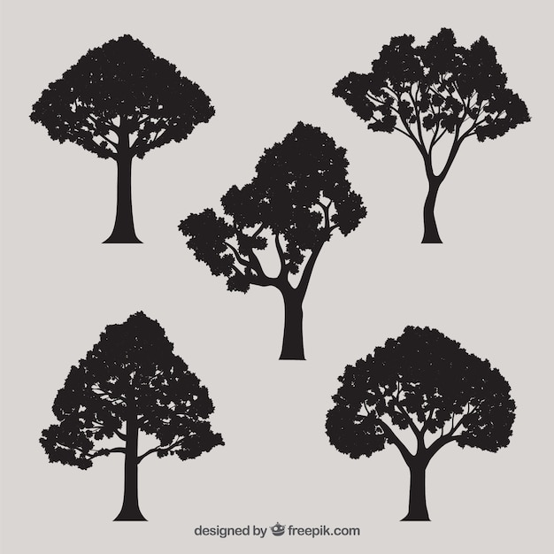 Download Tree silhouettes Vector | Free Download