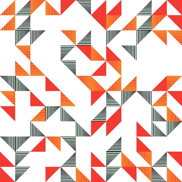 Premium Vector | Triangle abstract geometric colorful punchy pastel pattern