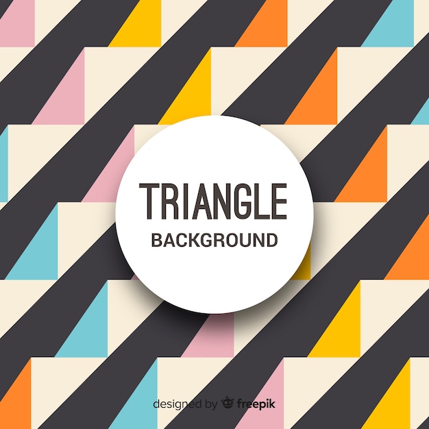 Download Triangle background Vector | Free Download