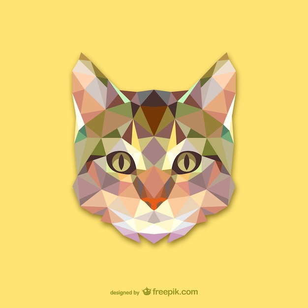Triangle cat design