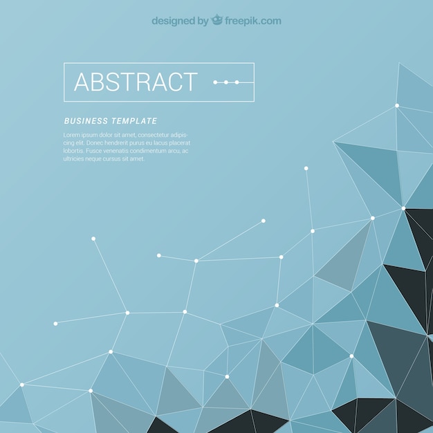 Free Vector | Triangles abstract background