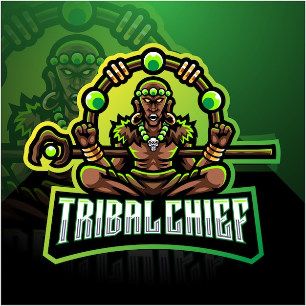 Download Free Tribal Chief Esport Mascot Logo Template Premium Vector Use our free logo maker to create a logo and build your brand. Put your logo on business cards, promotional products, or your website for brand visibility.