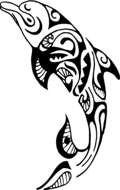 Tribal dolphin design