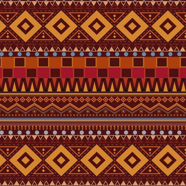 Premium Vector | Tribal ethnic seamless pattern wallpaper