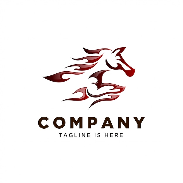 Download Free Tribal Fire Horse Speed Logo Premium Vector Use our free logo maker to create a logo and build your brand. Put your logo on business cards, promotional products, or your website for brand visibility.