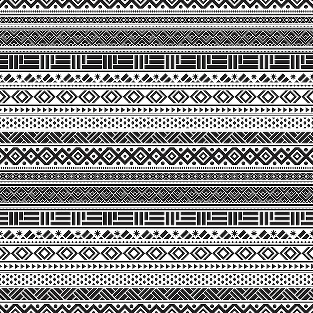 Premium Vector | Tribal seamless pattern