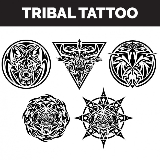 Free Vector Tribal Tattoos Collection