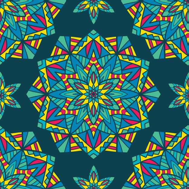 Tribal vector mandala pattern. | Premium Vector