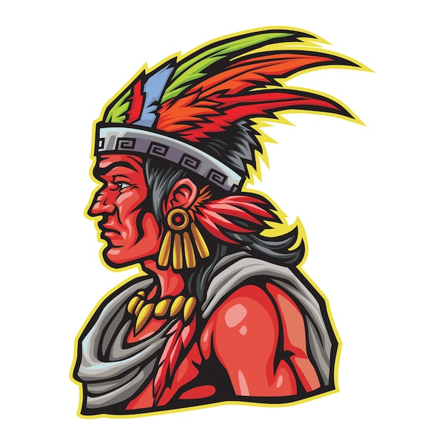 Premium Vector | Tribal warrior esport
