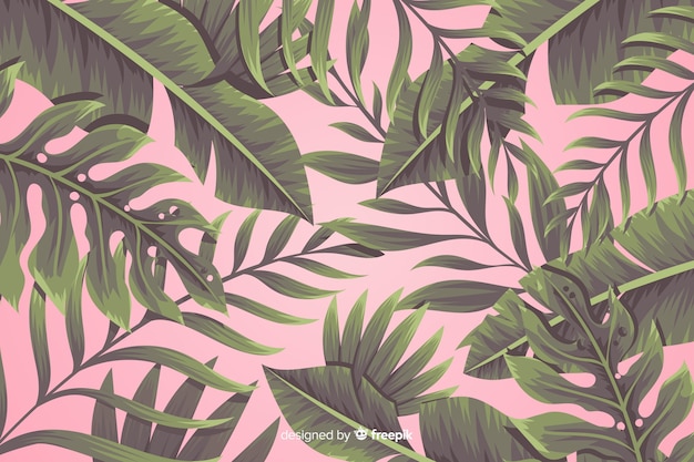 Tropical flower background