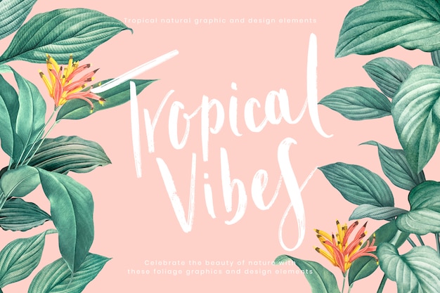 tropical vibe wallpaper