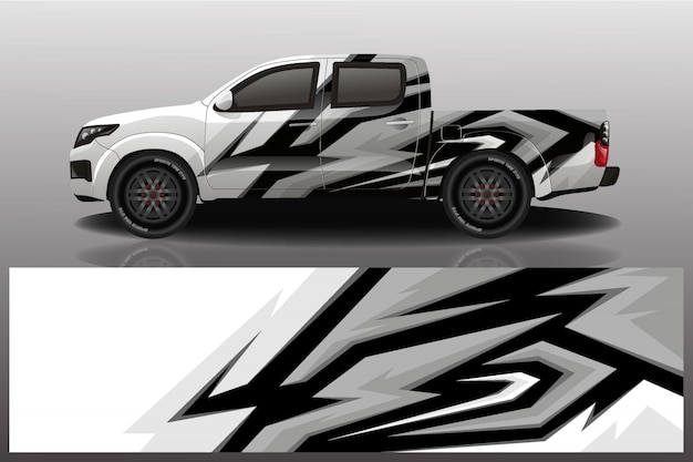 Download Free Truck Car Decal Wrap Design Premium Vector Use our free logo maker to create a logo and build your brand. Put your logo on business cards, promotional products, or your website for brand visibility.