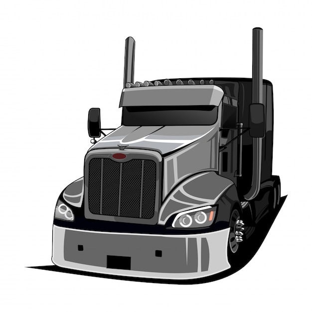 Premium Vector | Truck illustration