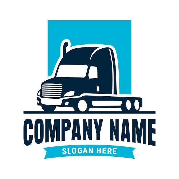 Premium Vector | Truck logo design template inspiration vector illustration