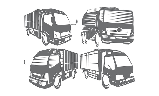 Download Free Truck Logo Set Collections Premium Vector Use our free logo maker to create a logo and build your brand. Put your logo on business cards, promotional products, or your website for brand visibility.