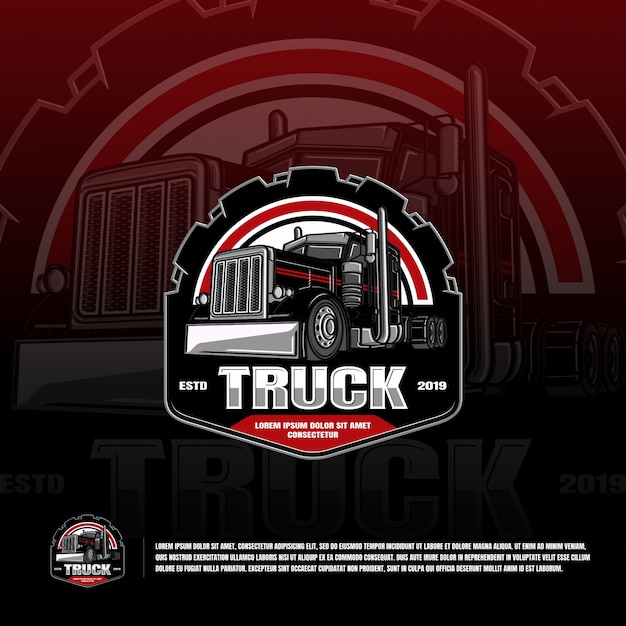 Download Free Truck Sport Team Logo Template Premium Vector Use our free logo maker to create a logo and build your brand. Put your logo on business cards, promotional products, or your website for brand visibility.
