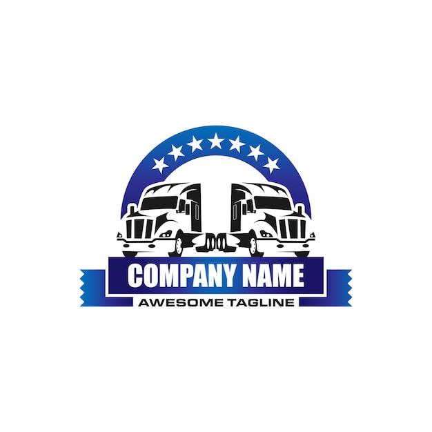 Download Free Truck Transportation Logo Template Premium Vector Use our free logo maker to create a logo and build your brand. Put your logo on business cards, promotional products, or your website for brand visibility.