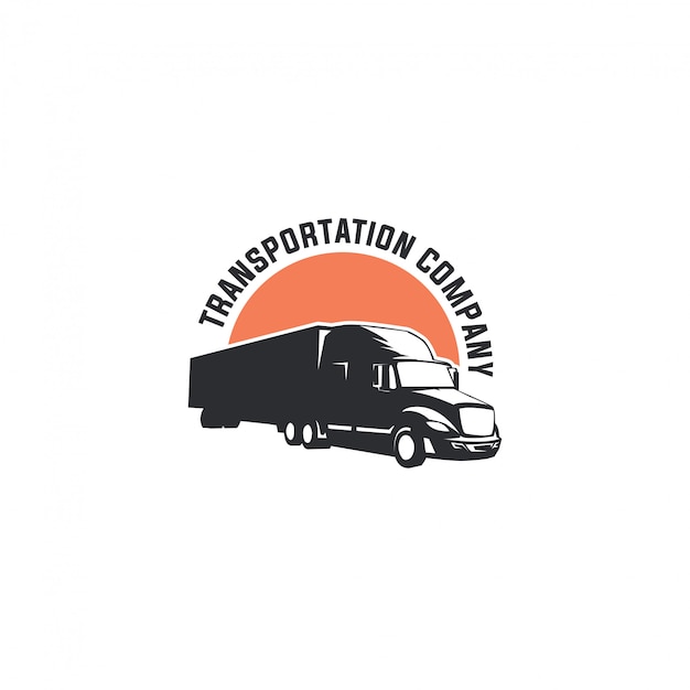 Premium Vector | Truck transportation logo