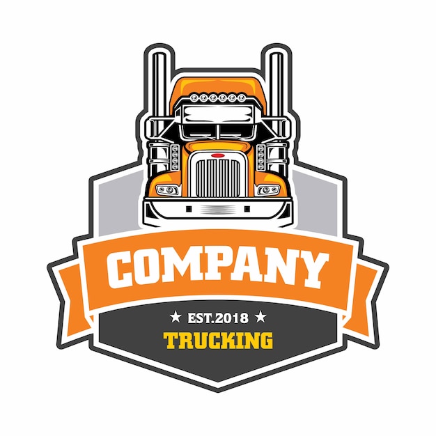 troon trucking logo design