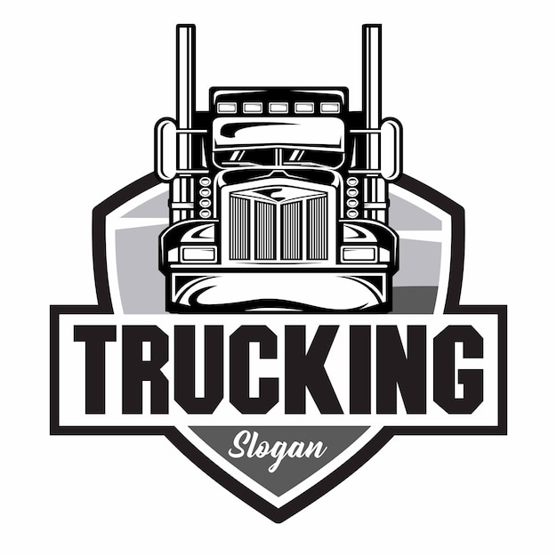 log truck logo design