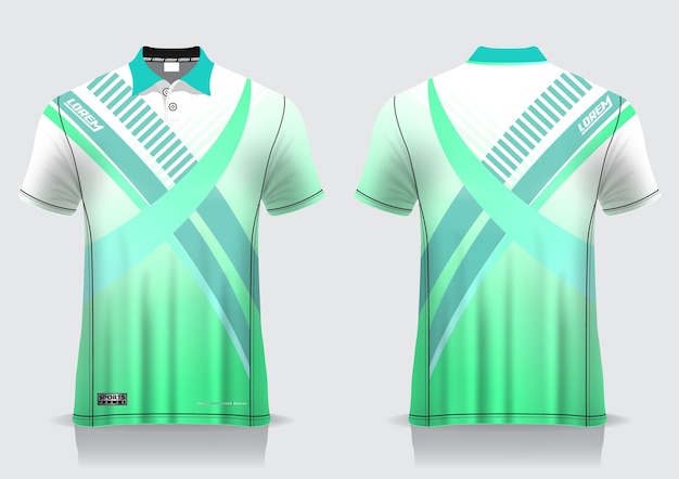 Premium Vector | Tshirt polo for uniform template