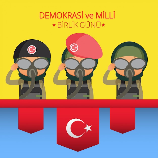 プレミアムベクター トルコ国民の日のイラスト
