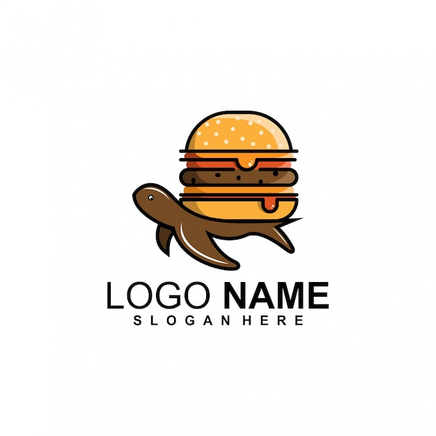 Download Free Turtle Burger Logo Premium Vector Use our free logo maker to create a logo and build your brand. Put your logo on business cards, promotional products, or your website for brand visibility.