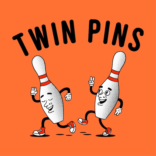 Premium Vector Twin Pins