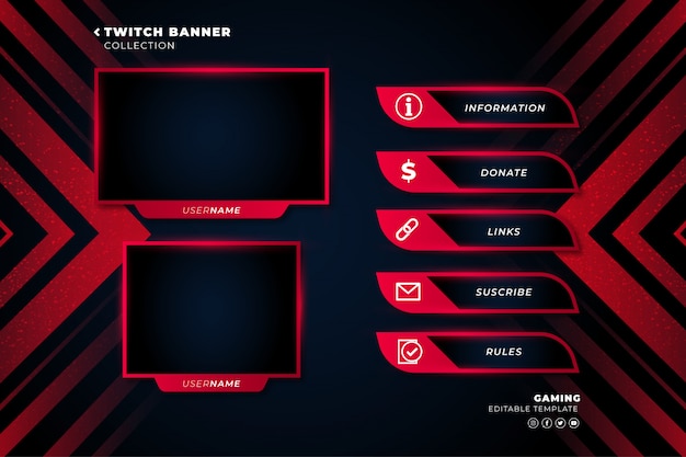 video player banner twitch free
