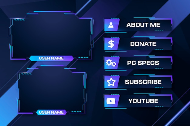 how to edit twitch panels