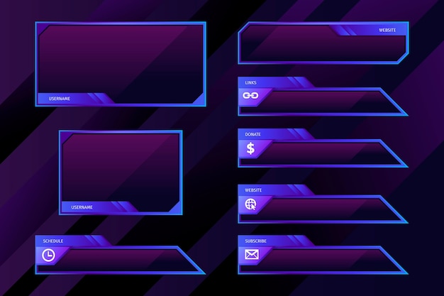 twitch info panel template