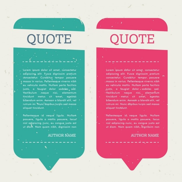 Two beautiful templates for text Free Vector