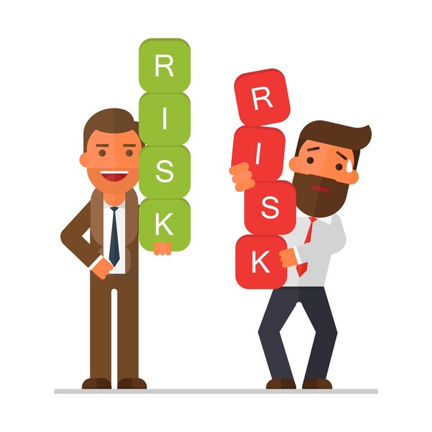 Download Free Two Businessman Carrying Risk Blocks Premium Vector Use our free logo maker to create a logo and build your brand. Put your logo on business cards, promotional products, or your website for brand visibility.