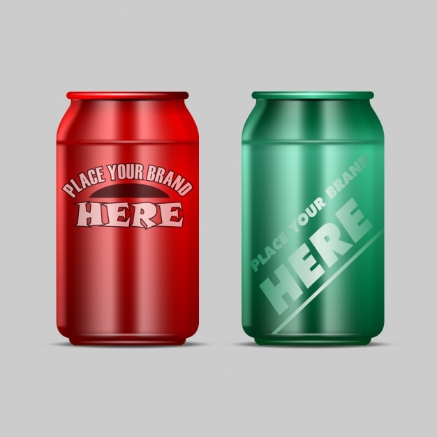 Two cans for drink