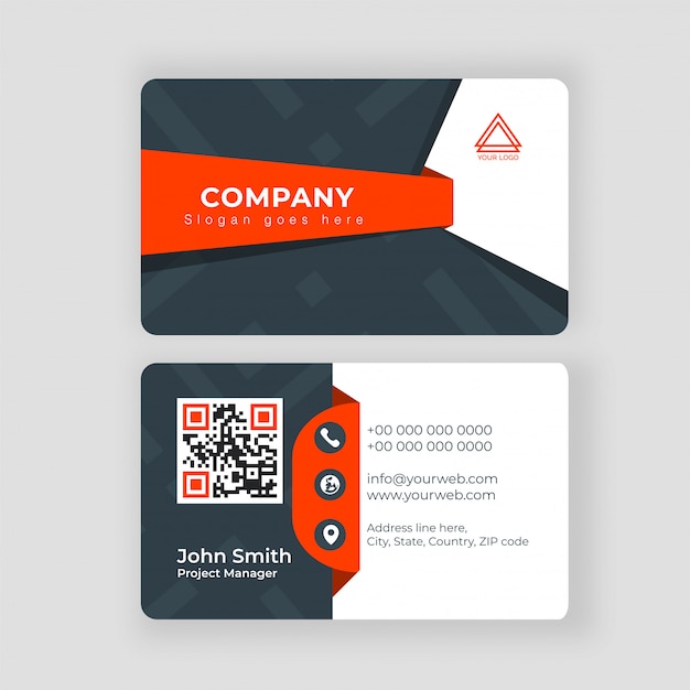 Download Free Two Sided Presentation Of Professional Business Or Visiting Card Use our free logo maker to create a logo and build your brand. Put your logo on business cards, promotional products, or your website for brand visibility.