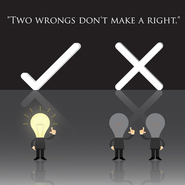 Two Wrongs Dont Make A Right Meme 0934