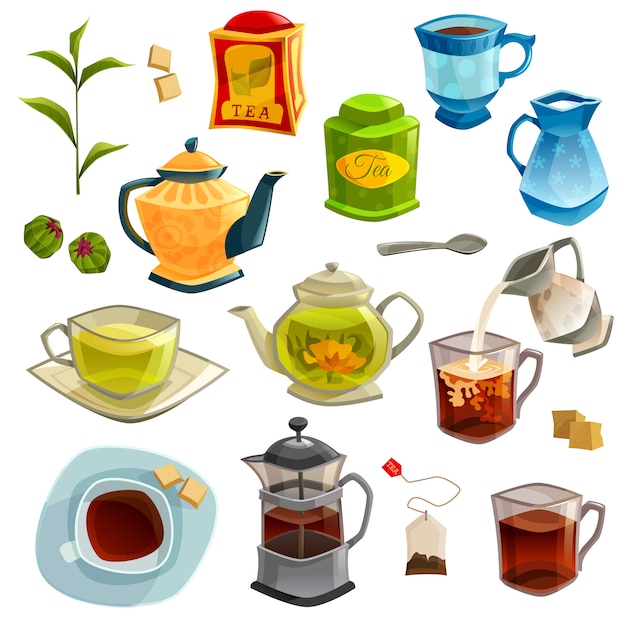 types of tea set