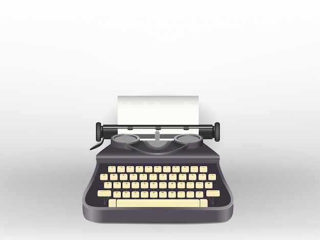 Premium Vector | Typewriter