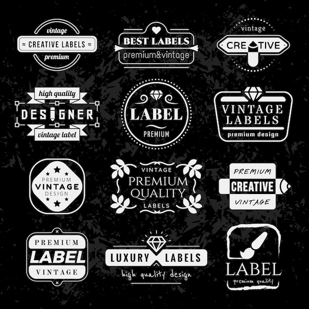 Premium Vector | Typographic vintage label
