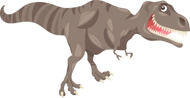 プレミアムベクター ティラノサウルス恐竜の漫画のイラスト